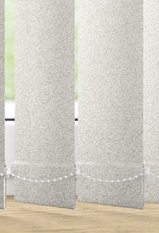 Shimmer (Blackout), Silver Birch - Vertical Blind Slats
